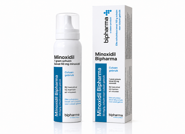 Minoxidil schuim 5% zonder propyleenglycol (100 gram)