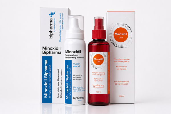 Startcombinatie minoxidil schuim en lotion