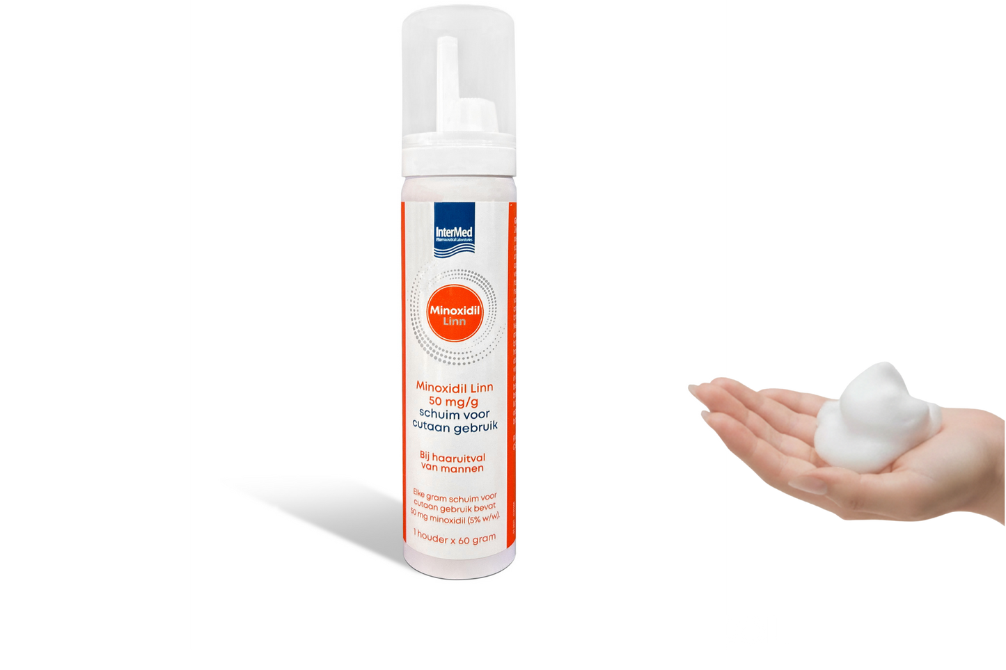 Minoxidil 5% schuim zonder propyleenglycol