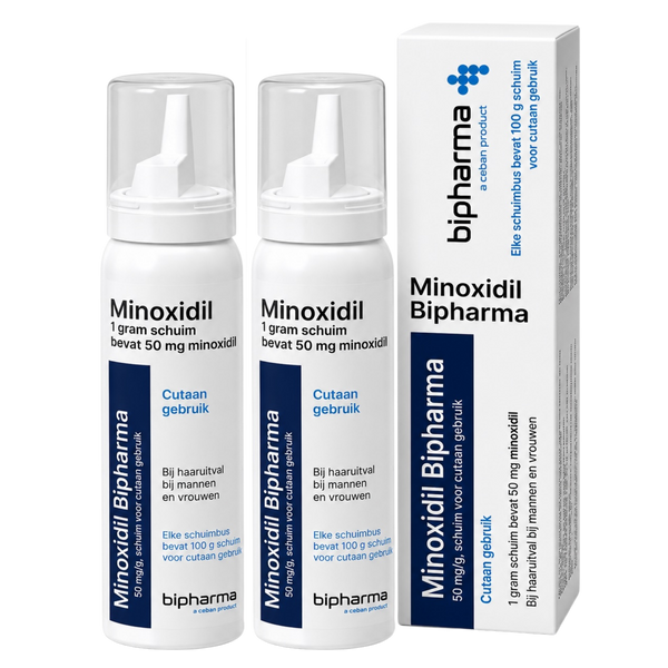 Minoxidil schuim 5% zonder propyleenglycol (200 gram)
